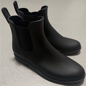 Men's Black Chukka Rain Boots - Classic Chelsea-Style